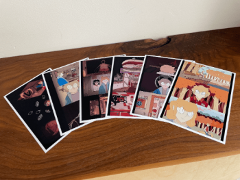 SIX GUYS. 6 x Postcard Movie Stills. Signed by Artist. Limited to 100 prints - Image 2
