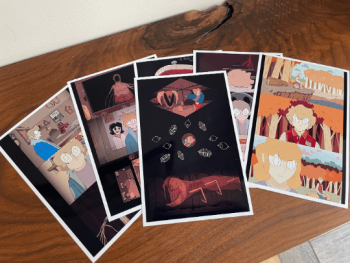 SIX GUYS. 6 x Postcard Movie Stills. Signed by Artist. Limited to 100 prints - Image 3