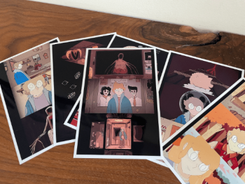 SIX GUYS. 6 x Postcard Movie Stills. Signed by Artist. Limited to 100 prints - Image 5