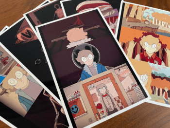 SIX GUYS. 6 x Postcard Movie Stills. Signed by Artist. Limited to 100 prints - Image 7